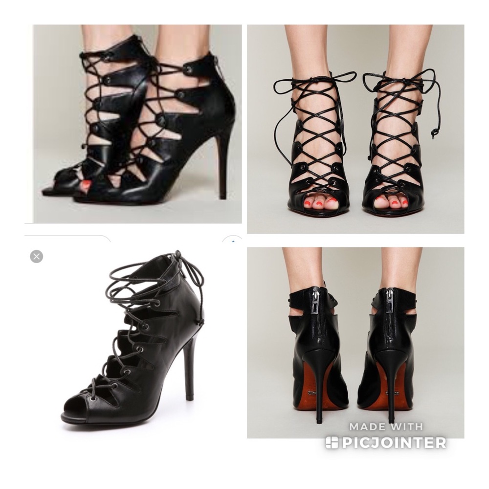 🦋Schutz Lace Up Booties